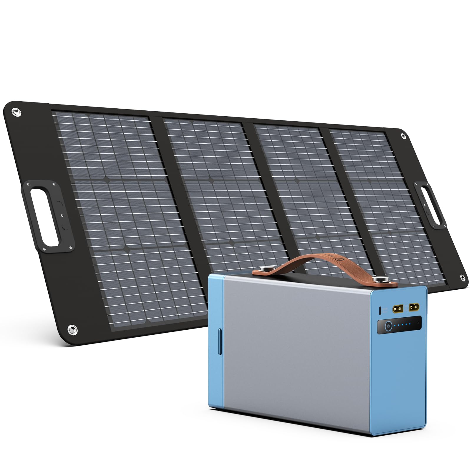 FJD 500W Solar Generator PONY 500 & 120W MPPT Solar Panel