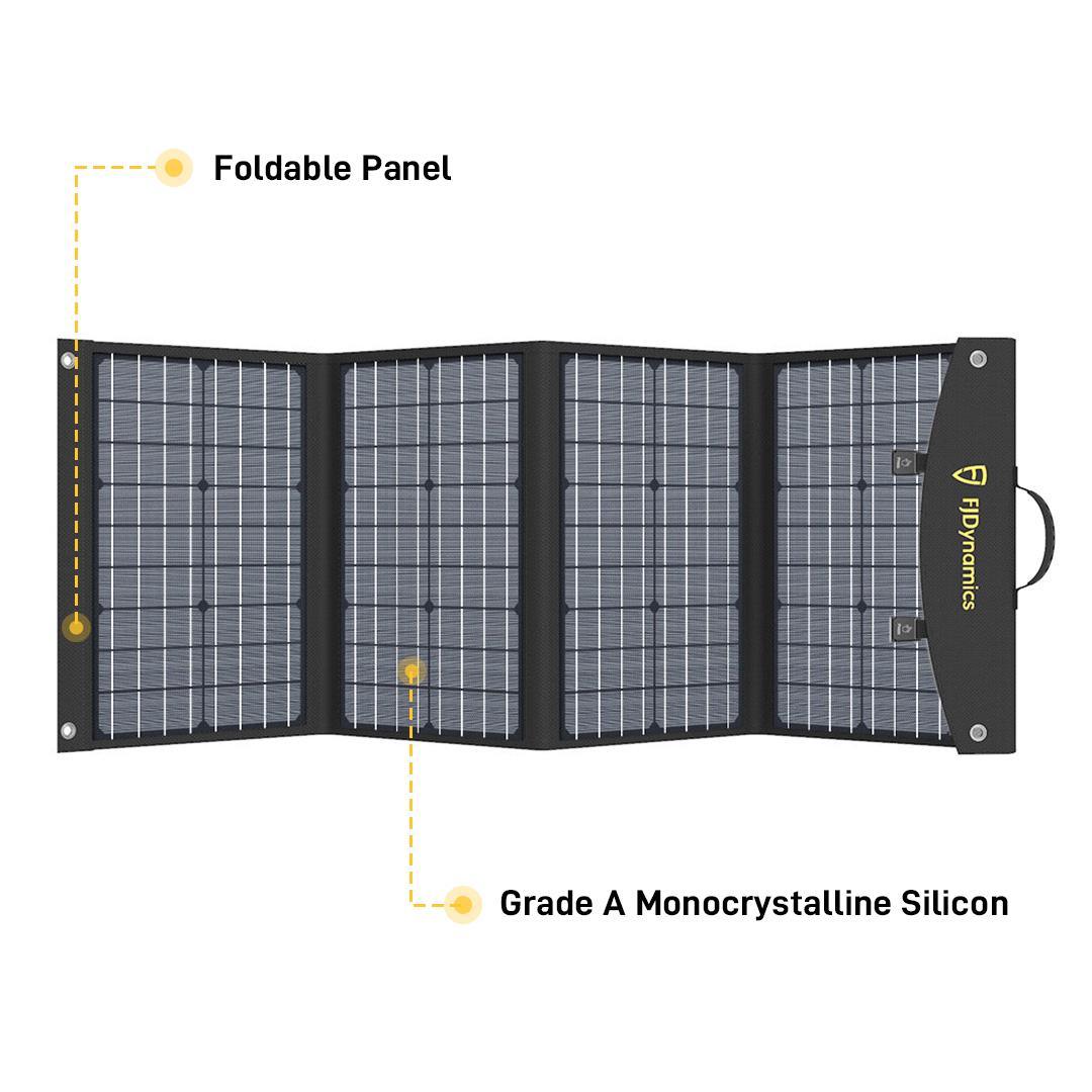 FJD 500W Solar Generator - 500W Power Station & 120W Solar Panel - FJDynamics