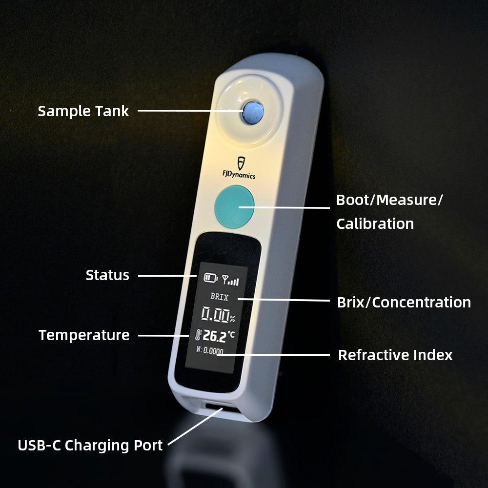Digital Brix Refractometer for Coolant/Alcohol/Salinity/Honey