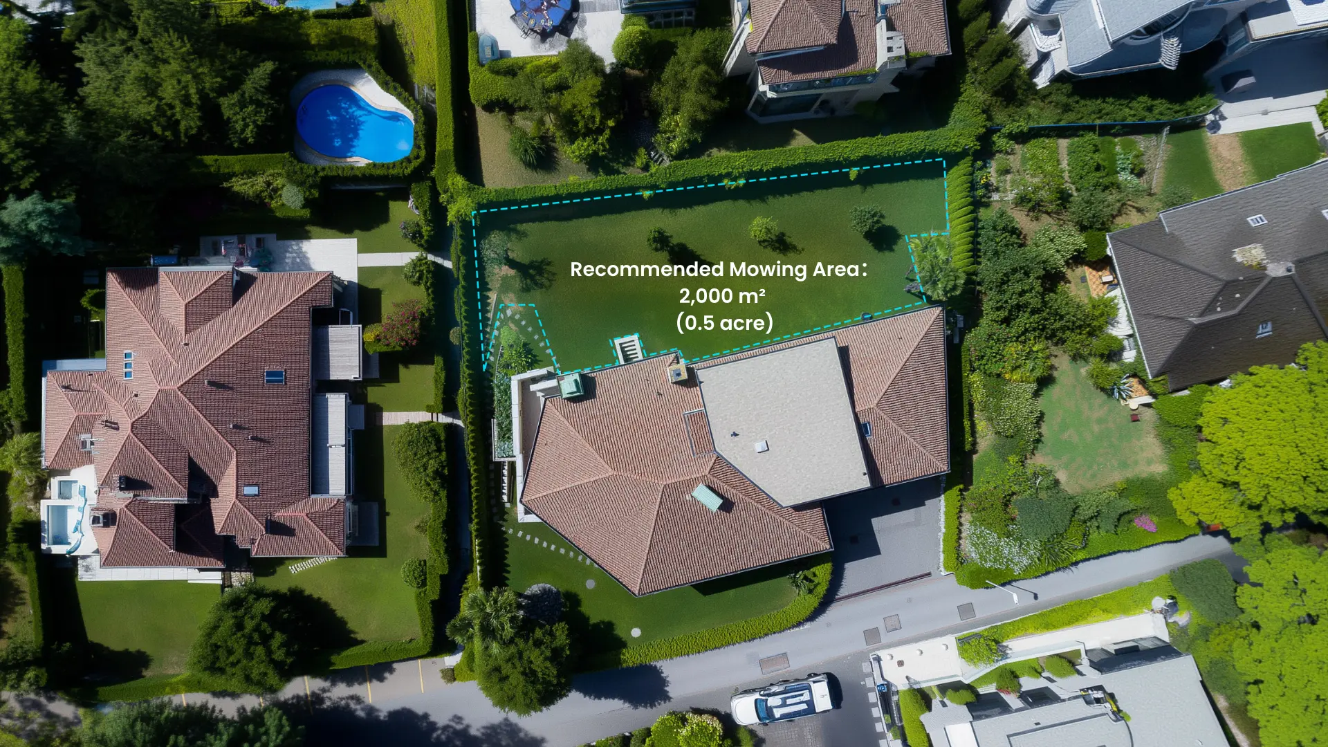 Robotic Lawn Mower Recommended Daily Mowing 2000 ㎡ Robotic Lawn Mower Recommended Daily Mowing 2000 ㎡